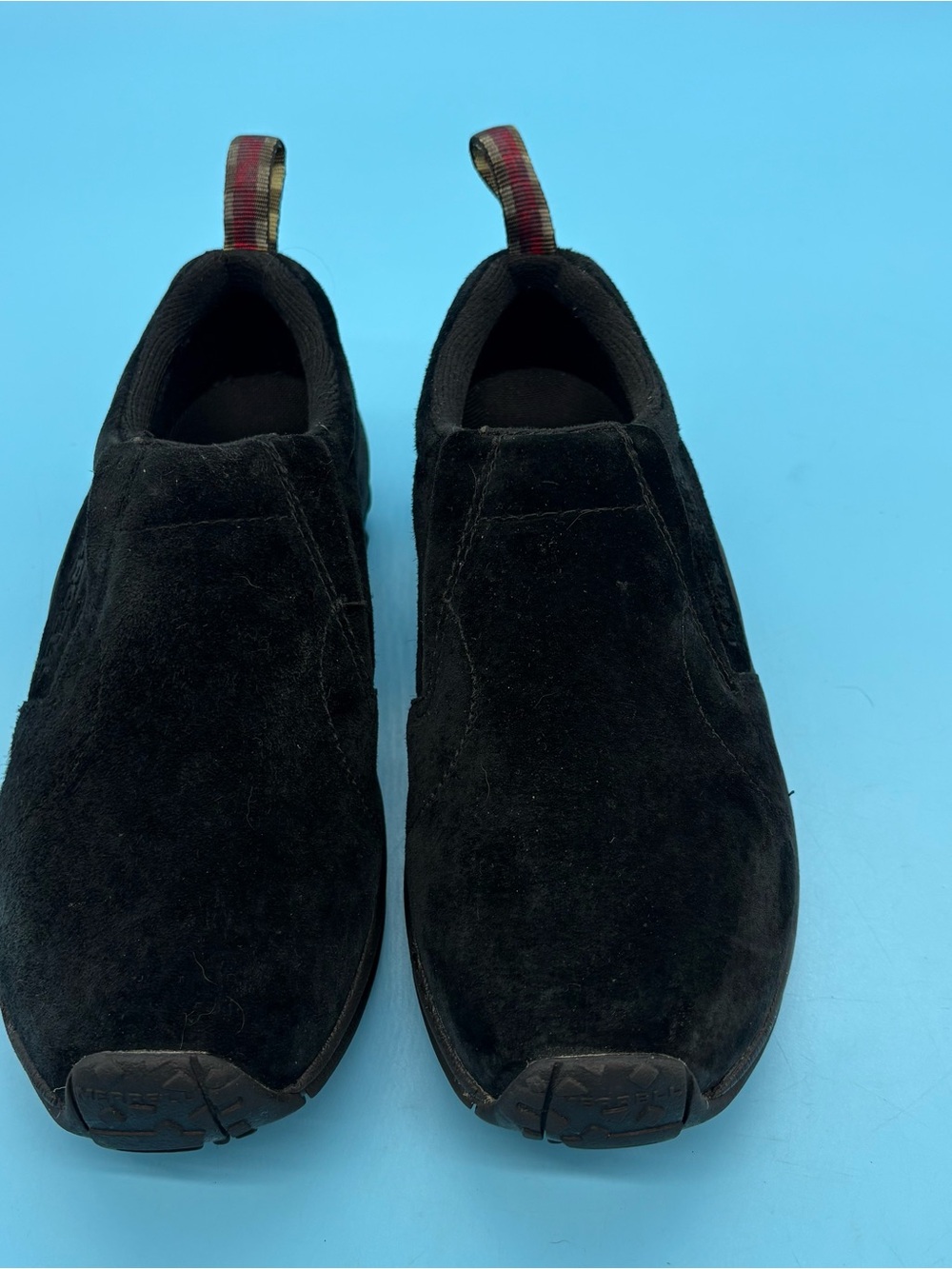 Merrell Jungle Moc Midnight Black
Suede Slip-On Shoes Size 8W